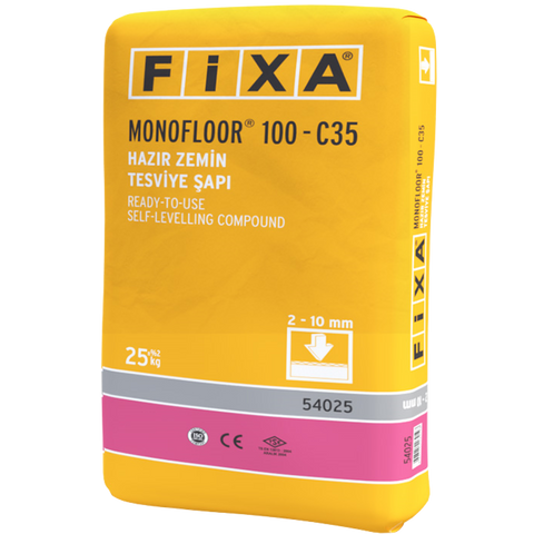 MONOFLOOR 100 - C35 | MORTERO AUTONIVELANTE CEMENTICIO