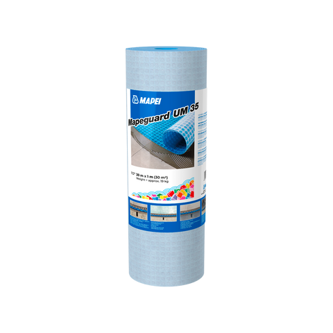 Mapeguard UM 35 — Membrana de Desacople, Antifractura e Impermeabilizante