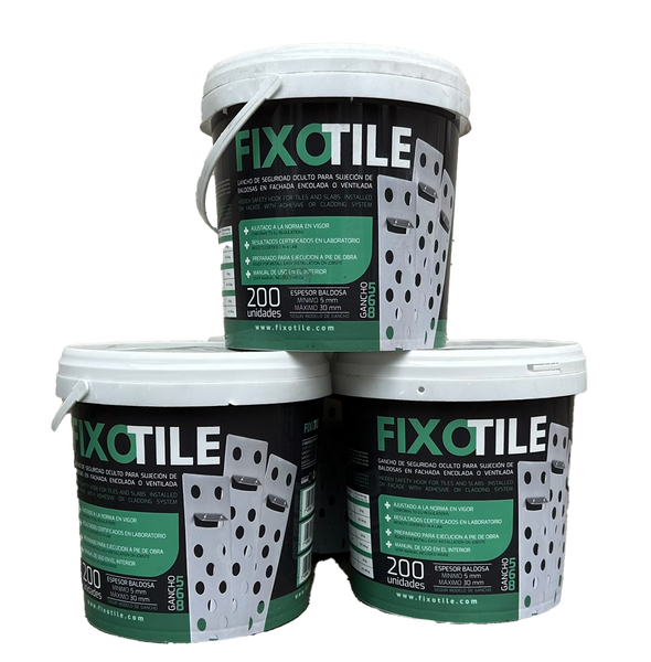 FIXOTILE | Gancho de Fijación Mecánica
