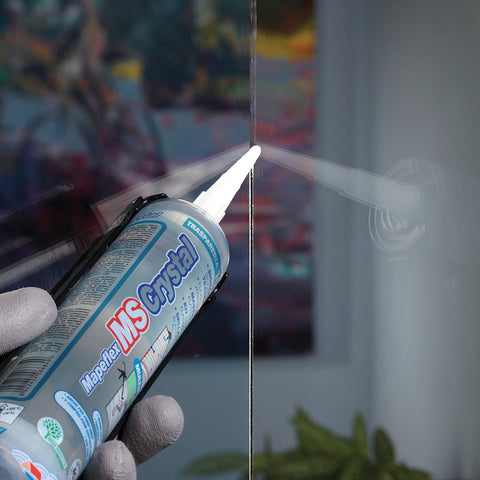Mapeflex MS Crystal sellador híbrido Mapei 300 ml