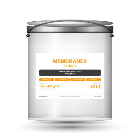 MEMBRANEX PRIMER | Imprimante Asfaltico Base Solvente (20 LT)