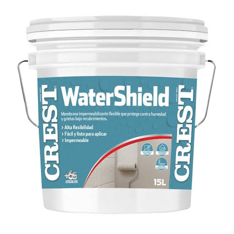 CREST WATERSHIELD | Membrana Impermeabilizante Líquida para Cerámicos | 15 KG
